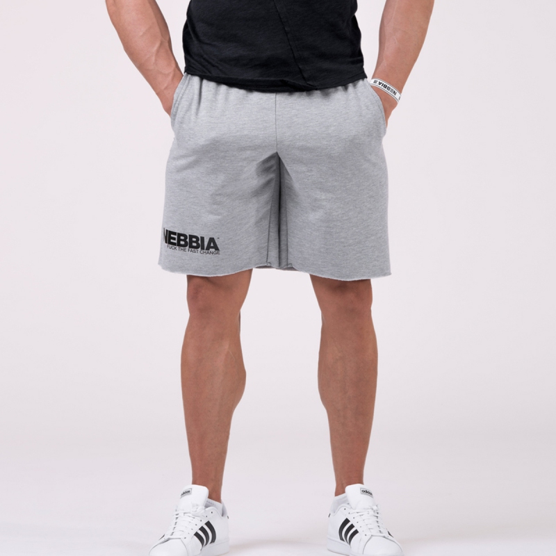 NEBBIA - Férfi edző rövidnadrág 179 (grey)