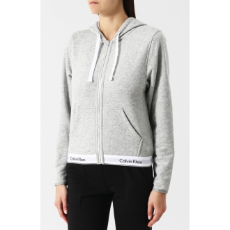 Calvin Klein - Női kapucnis pulóver (szürke) QS5667E-020