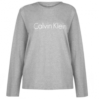 Calvin Klein - Kiárusítás női hosszú ujjú felső (szürke) QS6164E-020