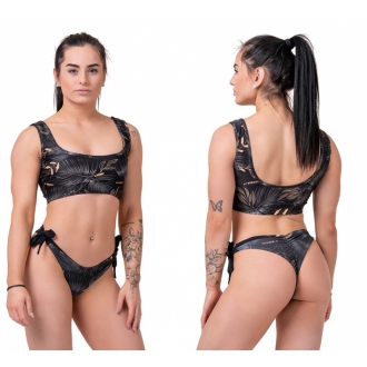 NEBBIA - Sportos bikini felső MIAMI SPORTY 554 (Tr. Volcanic Black)