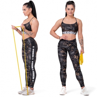 NEBBIA - High-Waist leggings PERFORMANCE 567 (Volcanic Black)