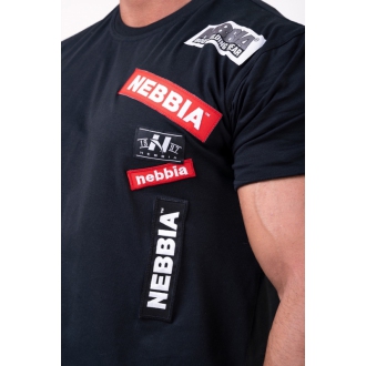 NEBBIA - Férfi edző póló BOYS 171 (black)