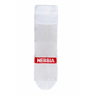 NEBBIA - Fehér sportzokni EXTRA MILE 103
