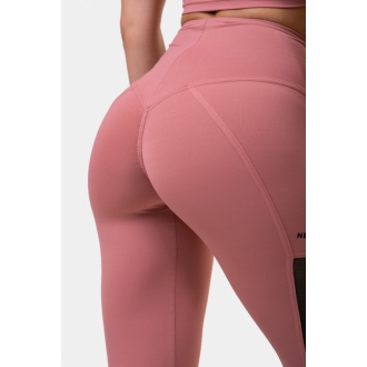 NEBBIA - MESH high waist leggings 573 (old rose)