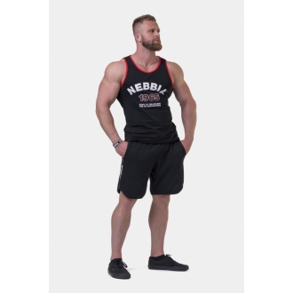 NEBBIA - Férfi edző trikó Old School Muscle 193 (black)