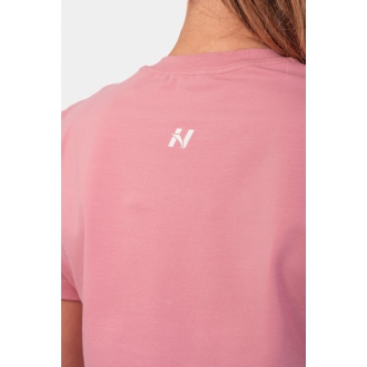 NEBBIA - Női sport póló Invisible Logo 602 (old rose)