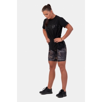 NEBBIA - Női fitness póló Invisible Logo 602 (black)