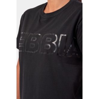 NEBBIA - Női fitness póló Invisible Logo 602 (black)