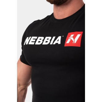 NEBBIA - Férfi edző póló Red "N" 292 (black)