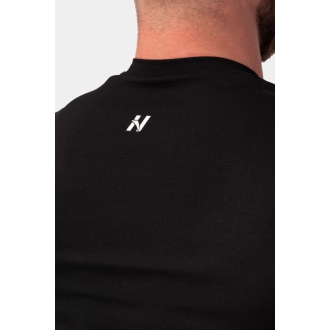 NEBBIA - Férfi sport póló Minimalist Logo 291 (black)