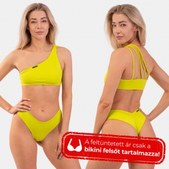 NEBBIA - Félvállas bandeau bikini felső 448 (green)