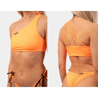 NEBBIA - Bandeau félvállas bikini felső 449 (orange)