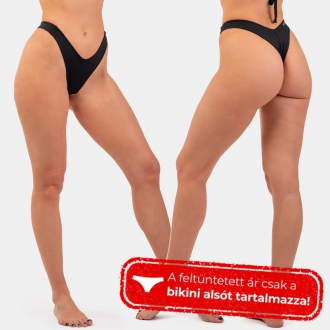 NEBBIA - V shape bikini alsó 456 (black)