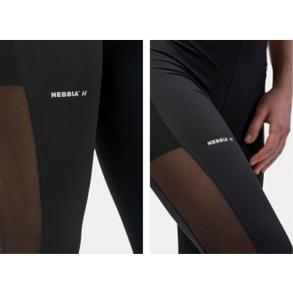 NEBBIA - Hálós sport leggings BREATHE 401 (black)