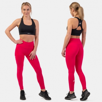 NEBBIA - Magas derekú sport leggings ACTIVE 402 (pink)