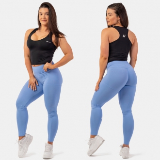 NEBBIA - Női fitness leggings zsebbel ACTIVE 402 (light blue)