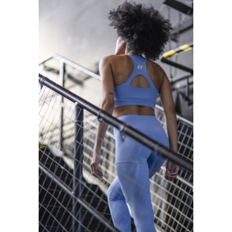 NEBBIA - Női fitness leggings zsebbel ACTIVE 402 (light blue)