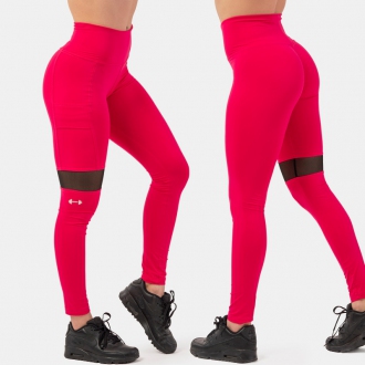 NEBBIA - Pink fitness leggings SPORTY 404 (pink)