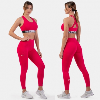 NEBBIA - Sportmelltartó CROSS BACK 410 (pink)