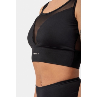 NEBBIA - Sportos top BREATHE 412 (black)