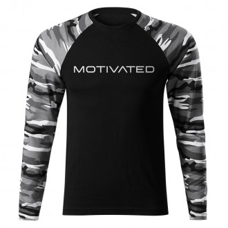 MOTIVATED - Terepmintás póló hosszúujjú 348