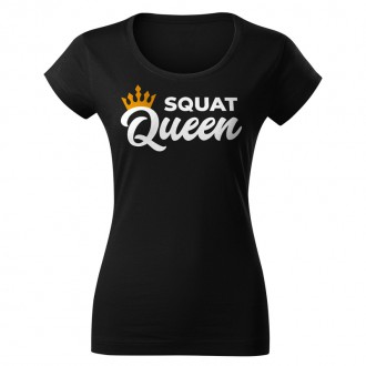 MOTIVATED - Női fitness póló SQUAT QUEEN 416