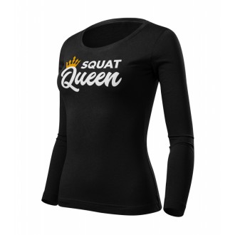 MOTIVATED - Hosszú ujjú edző póló női SQUAT QUEEN 418