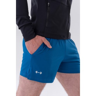 NEBBIA - Férfi fitness rövidnadrág 317 (blue)