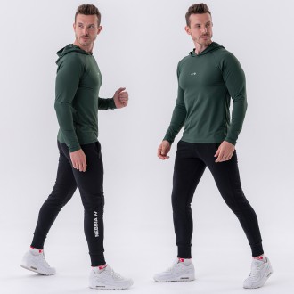 NEBBIA - Slim fit melegítő nadrág férfi 320 (black)