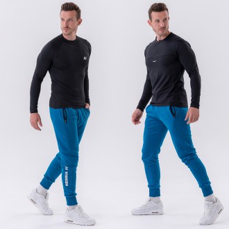 NEBBIA - Sportos slim fit nadrág férfi 320 (blue)