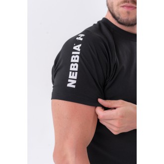 NEBBIA - Férfi edző póló 326 (black)