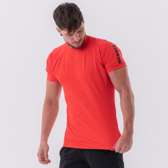 NEBBIA - Férfi fitness póló 326 (red)