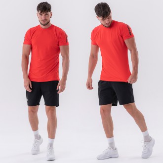 NEBBIA - Férfi fitness póló 326 (red)