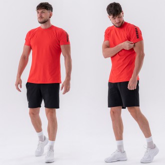 NEBBIA - Férfi fitness póló 326 (red)