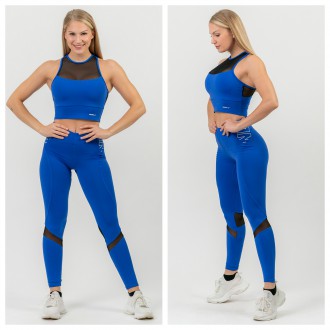 NEBBIA - Női fitness top 437 (blue)