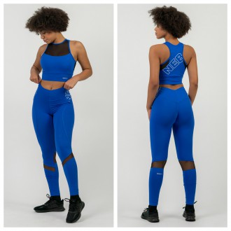 NEBBIA - Női fitness top 437 (blue)