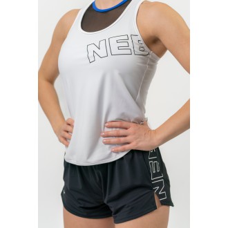 NEBBIA - Női fitness atléta "Racer Back" 441 (white)