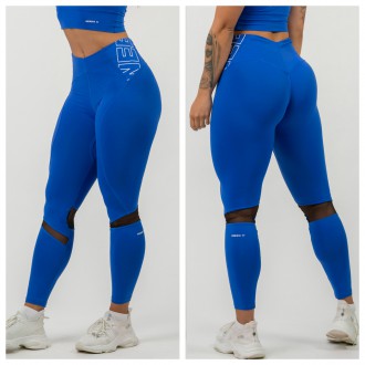 NEBBIA - Alakformáló sport leggings magas derékkal 443 (blue)