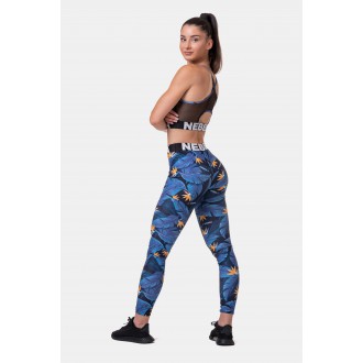 NEBBIA - Leggings Low-Waist OCEAN POWER 566 (Ocean Blue)