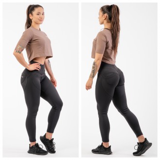 NEBBIA - Bubble Butt magas derekú push up leggings Lifting Effect 587 (black)