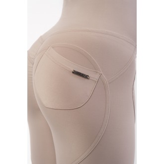 NEBBIA - Bubble Butt Lifting Effect push up leggings magas derékkal 587 (cream)