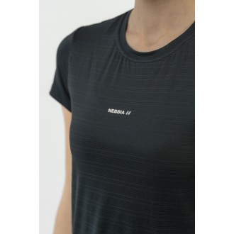 NEBBIA - Sport póló női 438 (black)