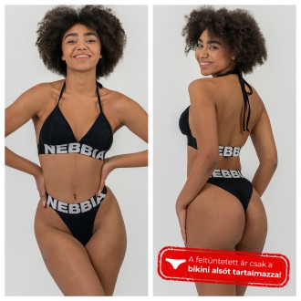 NEBBIA - Texturált bikini alsó 746 (black)