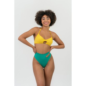 NEBBIA - Megkötős bikini felső 759 (yellow)