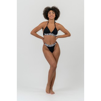 NEBBIA - Texturált háromszög bikini felső 761 (black)