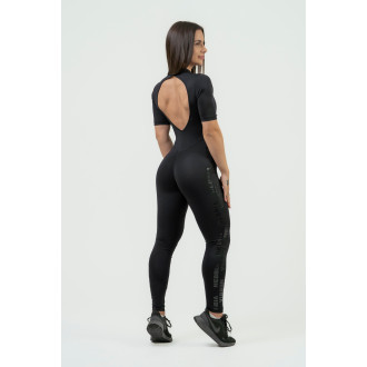 NEBBIA  Fitness overál női 823 (black-gold) - M 