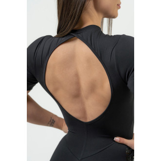 NEBBIA - Női fitness overál 823 (black)