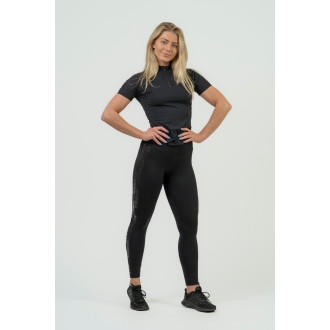 NEBBIA - Galléros fitness póló női 831 (black)