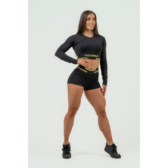 NEBBIA - Edző short női 832 (black-gold)