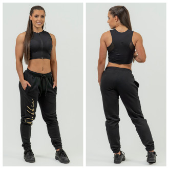 NEBBIA - Crop top erős tartással 842 (black)